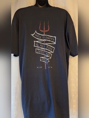 BC Limited Hell Is Empty T Shirt XL